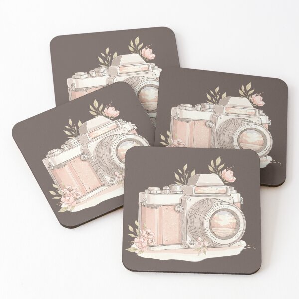 Item preview, vintage camera with flower designed and sold by obinsuma.