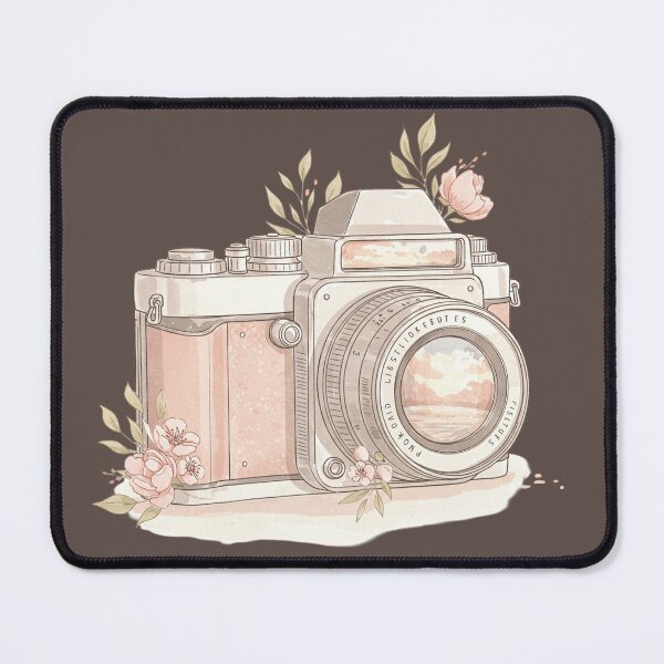 Item preview, vintage camera with flower designed and sold by obinsuma.