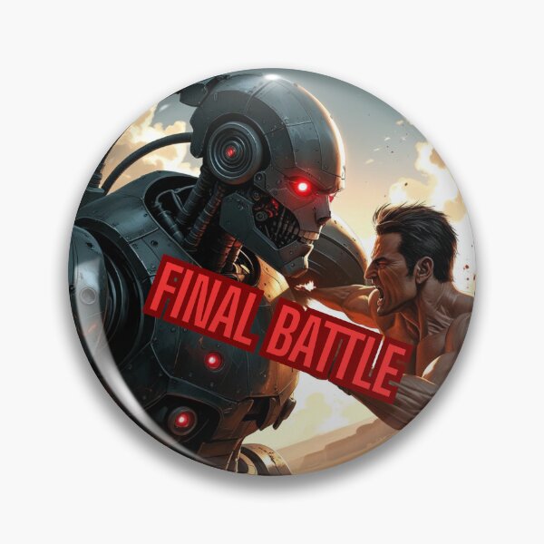 Item preview, Final Battle – Man vs. AI Robot Showdown designed and sold by smitke.