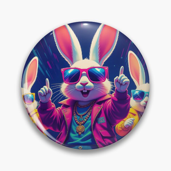 Artikelvorschau, Raving Loony Bunnies in einem Nachtclub - Raving Rabbits entworfen und verkauft von SirenSeventyOne.