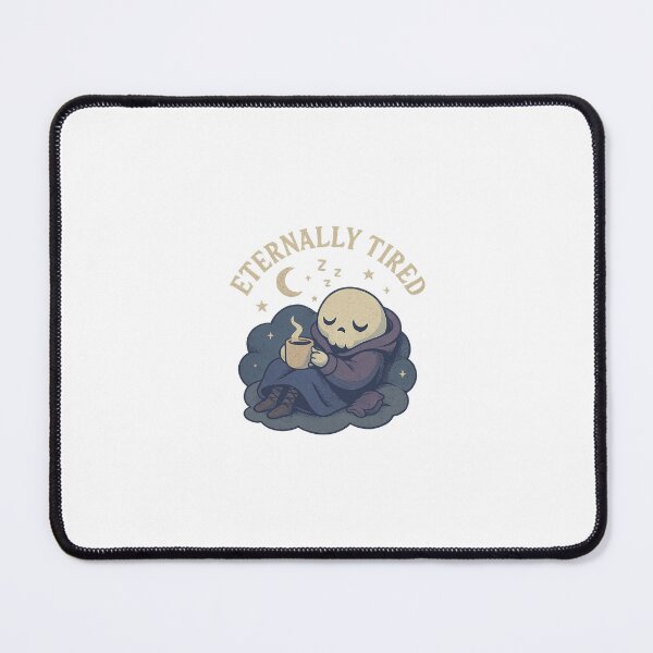 Item preview, Eternally Tired – Cozy Ghost Sleep designed and sold by ResinandRelics.