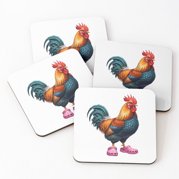 Item preview,   Rooster With Crocs shoe designed and sold by TeeARTHY.
