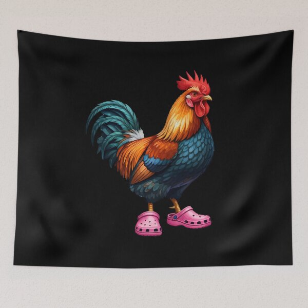 Item preview,   Rooster With Crocs shoe designed and sold by TeeARTHY.