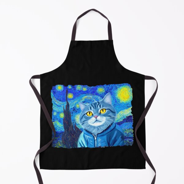 Item preview, Starry Night Cat  Van Gogh Cat designed and sold by TeeARTHY.