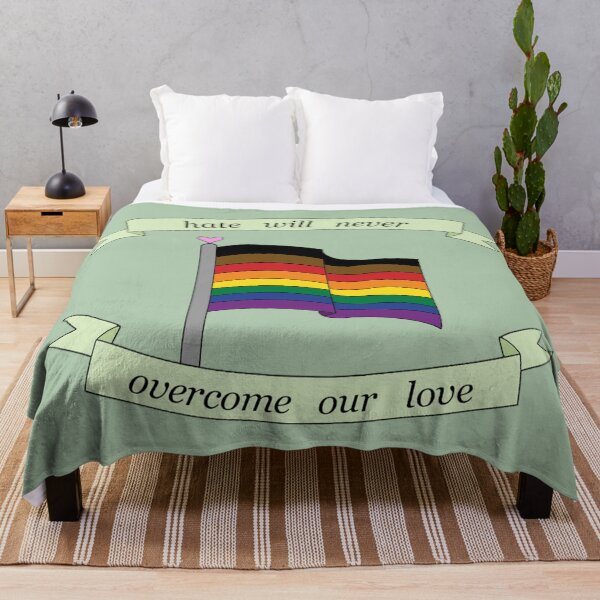 Item preview, "hate will never overcome our love" Philadelphia pride flag designed and sold by frankiesmonster.