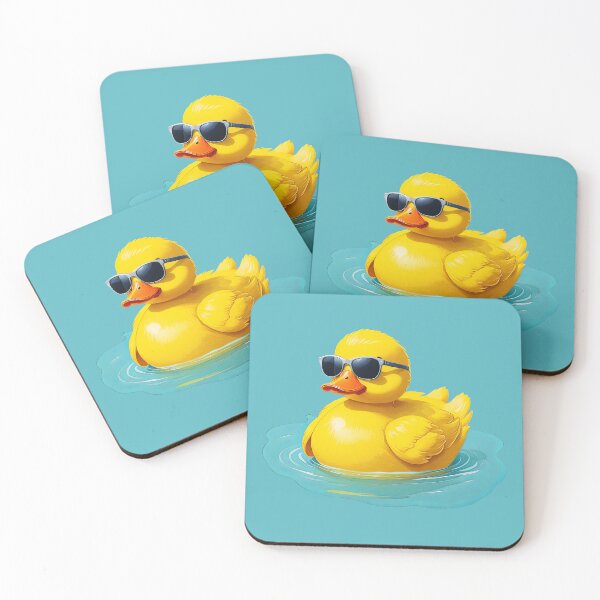 Item preview, Yellow Rubber Duck with Sunglasses designed and sold by TeeARTHY.