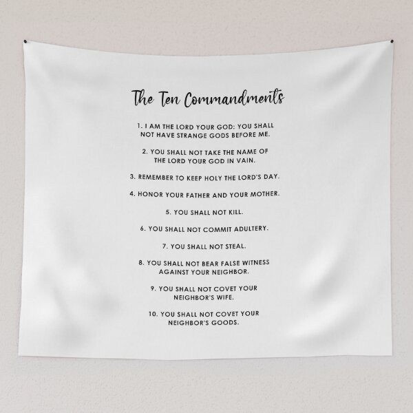 Item preview, The Ten Commandments designed and sold by corbrand.