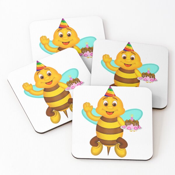 Item preview, HAPBEE Birthday designed and sold by LuxeDigiArt.