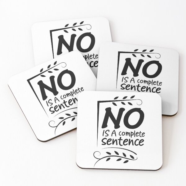 Item preview, NO is a complete sentence designed and sold by My Kozy Shoppe.