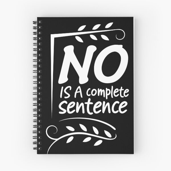 Item preview, NO is a complete sentence designed and sold by My Kozy Shoppe.