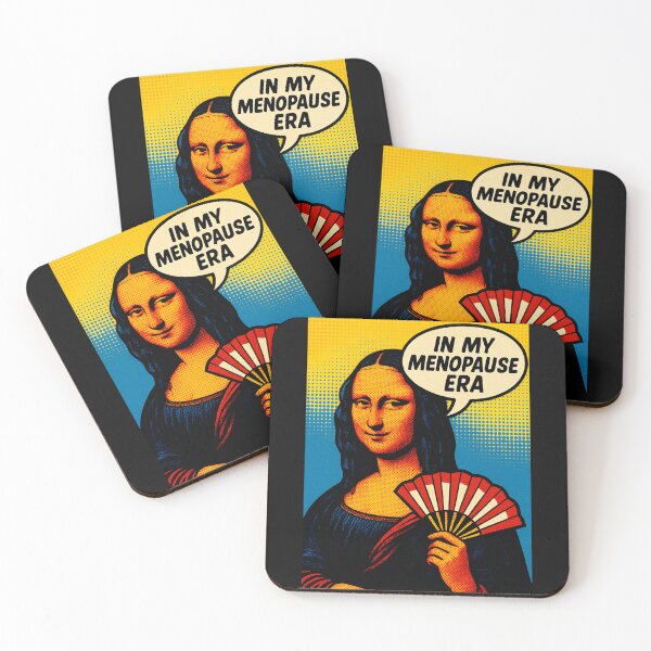 Item preview, In My Menopause Era | Funny Pop Art Mona Lisa designed and sold by Anniko Art Studio.