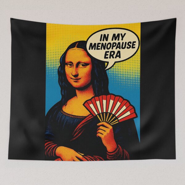 Item preview, In My Menopause Era | Funny Pop Art Mona Lisa designed and sold by Anniko Art Studio.