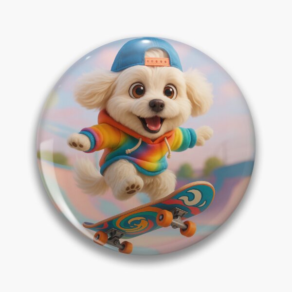 Item preview, Skater Coton de Tulear designed and sold by Sillytoe.