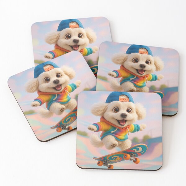 Item preview, Skater Coton de Tulear designed and sold by Sillytoe.