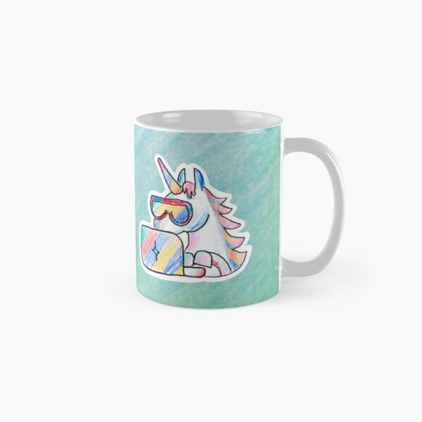 Item preview, Coding Unicorn against green BG designed and sold by Pixel Prophecy's Glitch Emporium.