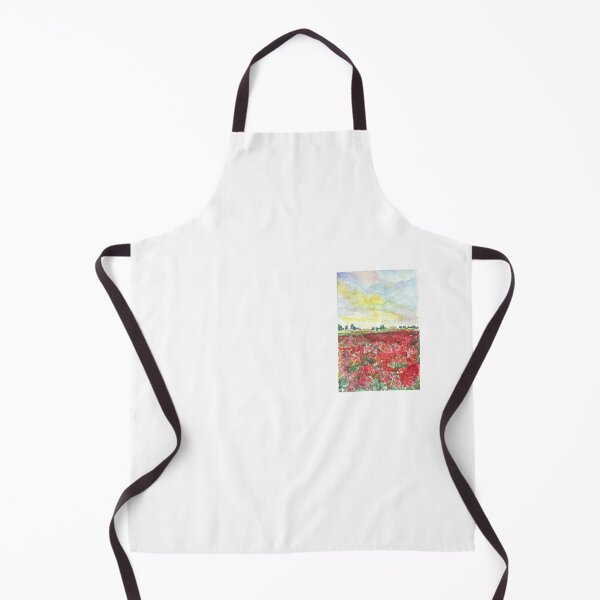 Item preview, Un champ pour toi - Coquelicots en aquarelle designed and sold by lupiabjodot.