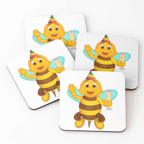 Item preview, HAPBEE New Year designed and sold by LuxeDigiArt.