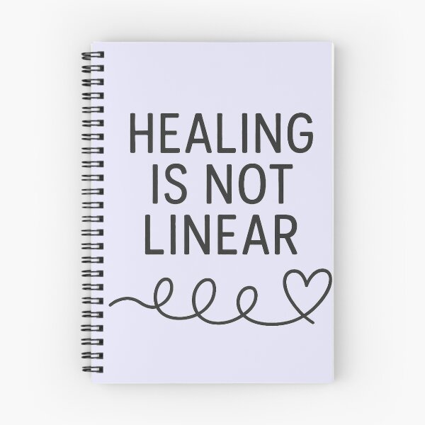 Item preview, Healing Is Not Linear • Mental Health Quote designed and sold by Quiet Power Co..