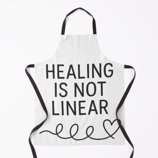 Item preview, Healing Is Not Linear • Mental Health Quote designed and sold by Quiet Power Co..