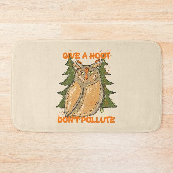 Item preview, give a hoot don’t pollute woodsy owl designed and sold by crestfallenmermaid.