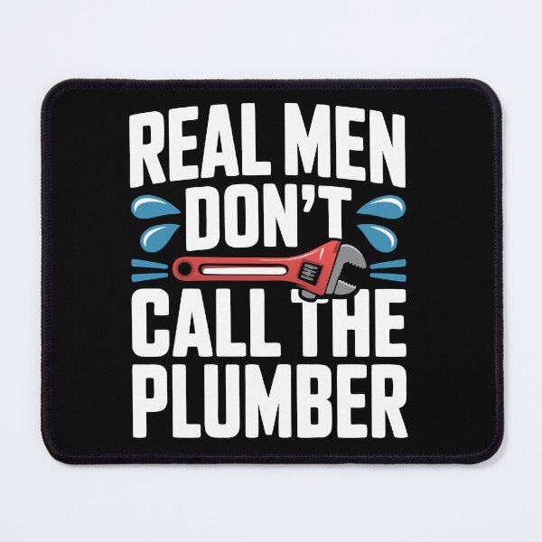Item preview, funny dad joke - real men don't call the plumber designed and sold by Lydyb-creations.