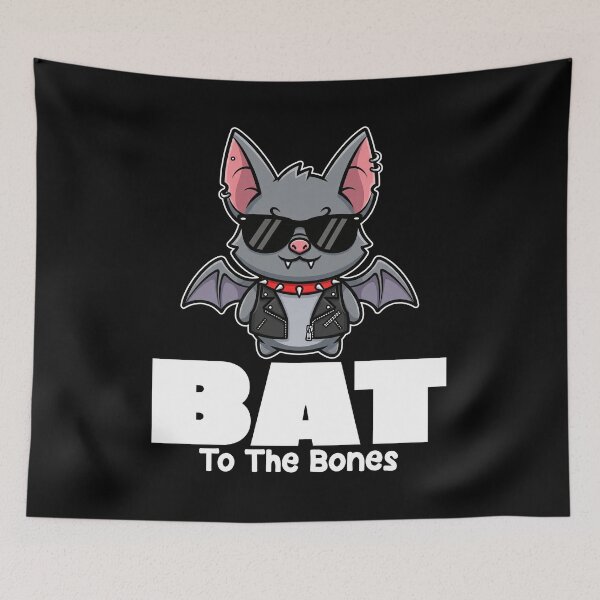 Item preview, BAT TO THE BONES - BAT HALLOWEEN designed and sold by KEF Custom.