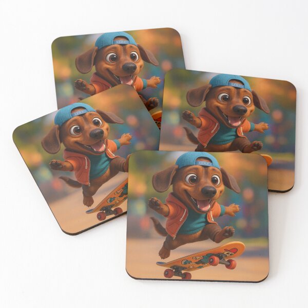 Item preview, Skater Dachsador designed and sold by Sillytoe.