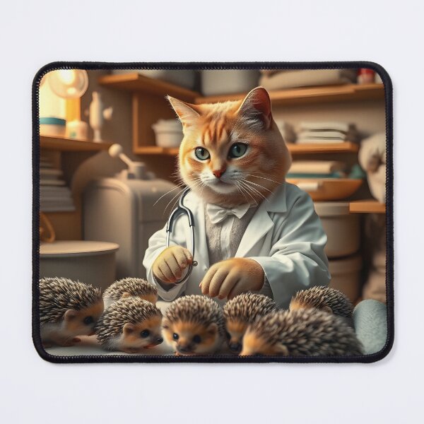 Item preview, Doctor Cat designed and sold by crazyartisAI.