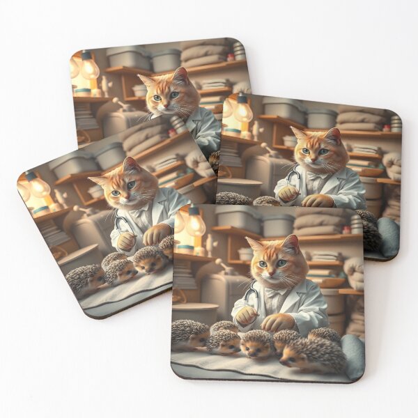 Item preview, Doctor Cat  designed and sold by crazyartisAI.