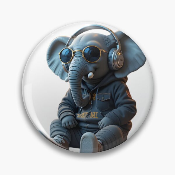 Item preview, Trapper Elephant Vibes designed and sold by crazyartisAI.