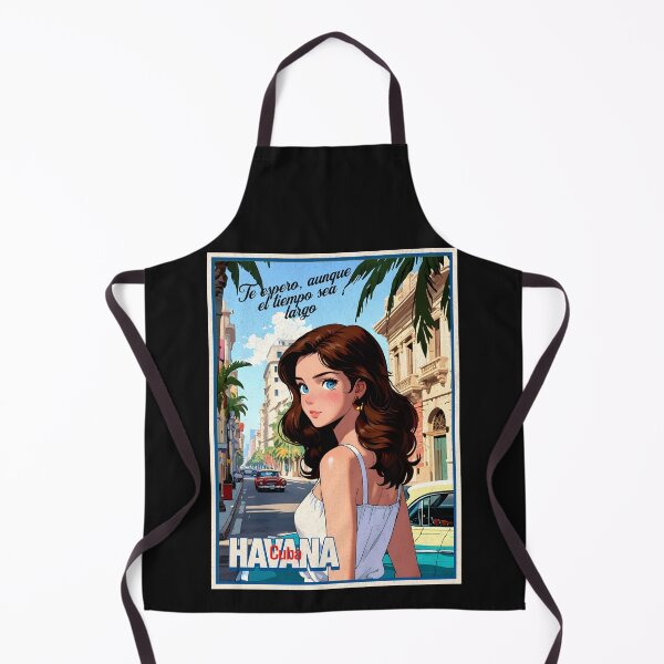 Item preview, Retro Anime Girl from Havana Cuba Vintage Travel Romantic Quote designed and sold by Kawaii-Sky.