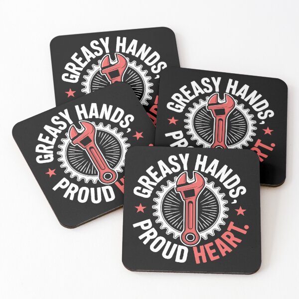 Item preview, mechanic - greasy hands proud heart designed and sold by Lydyb-creations.