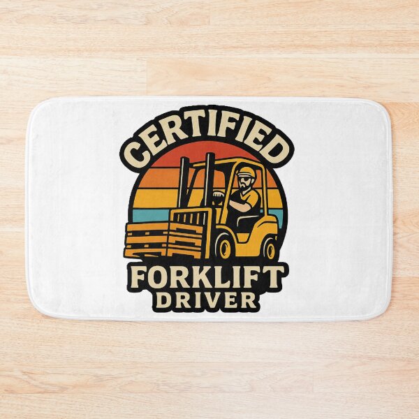 Item preview, Certified Forklift Operator – Professional Warehouse License Design designed and sold by RetroNibylander.
