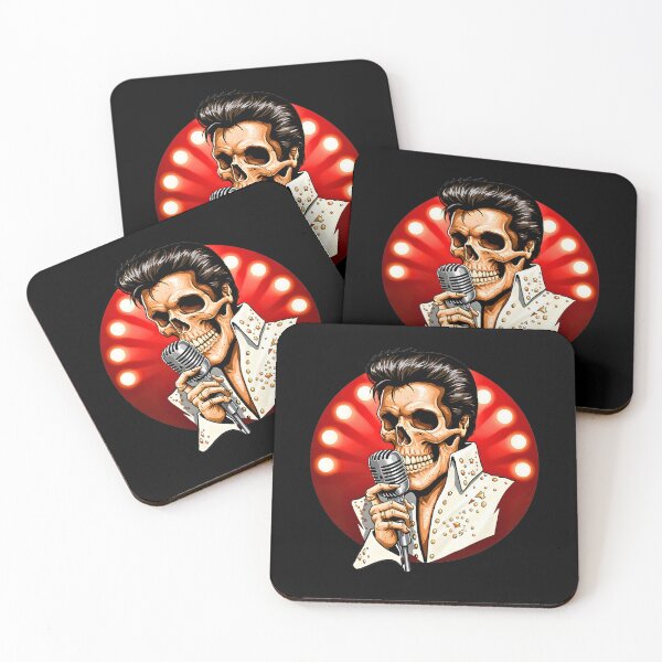 Item preview, Comeback Skull – Elvis Presley Skull Special Style 1968 designed and sold by TheSkullRoom.