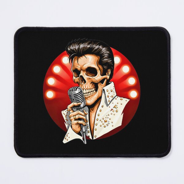 Item preview, Comeback Skull – Elvis Presley Skull Special Style 1968 designed and sold by TheSkullRoom.