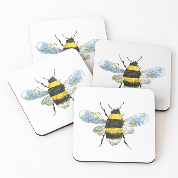 Item preview, Watercolor Bumblebee Illustration – Sweet Nature-Inspired Art designed and sold by Monika Howarth.
