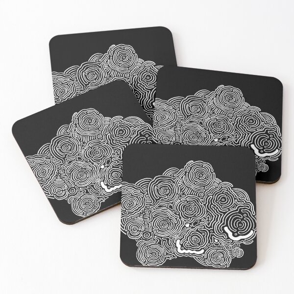 Artikelvorschau, Echo Bloom – Abstraktes Scratch Art Muster entworfen und verkauft von Lucid Layers.