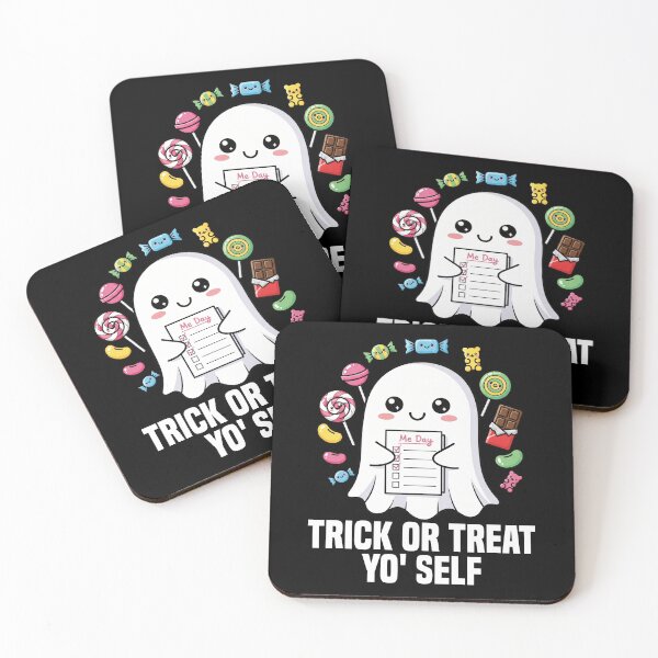 Item preview, TRICK OR TREAT YO' SELF - GHOST HALLOWEEN designed and sold by KEF Custom.