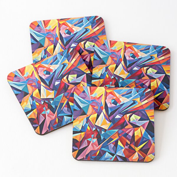 Item preview, Party Time Happy Geometric Colorful Abstract Art Designs  designed and sold by DEC02.