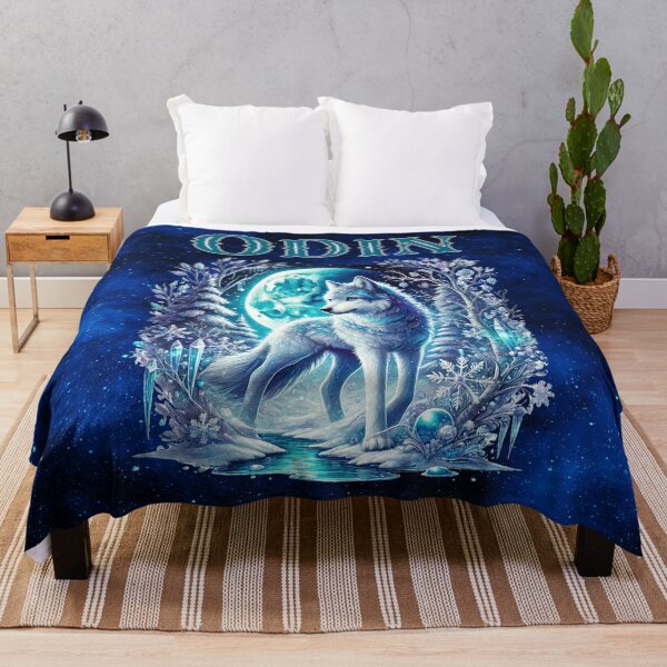 Item preview, Odin Wolf: Watcher of the Moonlit Stream designed and sold by MysticOzzy.