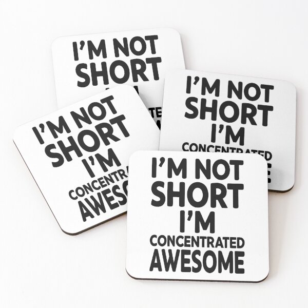 Item preview, I'M Not Short I'm Just Concentrated Awesome designed and sold by My Kozy Shoppe.