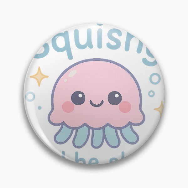 Item preview, I Shall Call Him Squishy – Cute Kawaii Jellyfish Quote designed and sold by Zippitydodads.