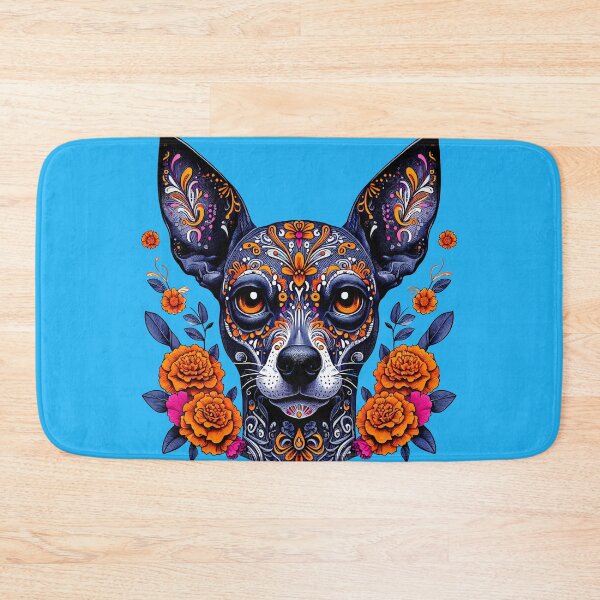 Item preview, Vibrant Xoloitzcuintle Art – Mexican Day of the Dead Dog Illustration designed and sold by  Ojo de Lilith.