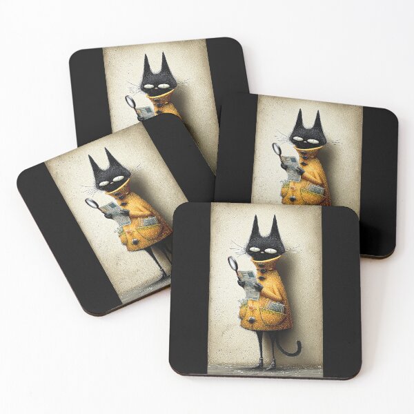 Item preview, Inspector Puss. Reading a newspaper. designed and sold by IraPanyukova.