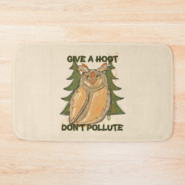 Item preview, give a hoot don’t pollute woodsy owl 2 designed and sold by crestfallenmermaid.