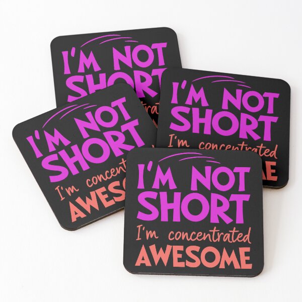 Item preview, I'm Not Short I'm Just Concentrated Awesome Funny Sarcastic  designed and sold by My Kozy Shoppe.