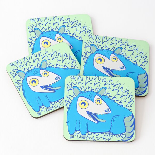 Item preview, ahhh blue possum art designed and sold by crestfallenmermaid.