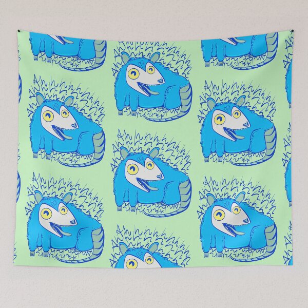 Item preview, ahhh blue possum art designed and sold by crestfallenmermaid.