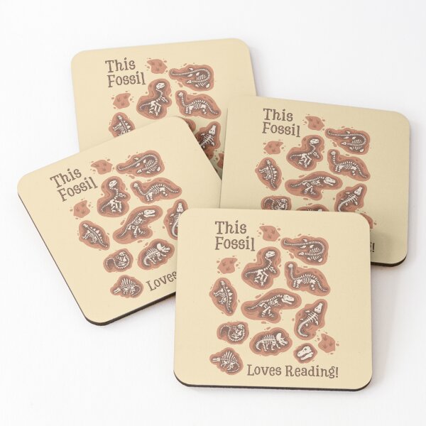 Item preview, This Fossil Loves Reading! designed and sold by LateNightPunk.