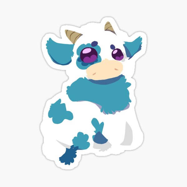Item preview, Blue spotted cow designed and sold by ChompyCat.